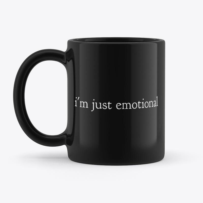 call u mine "i'm just emotional" merch