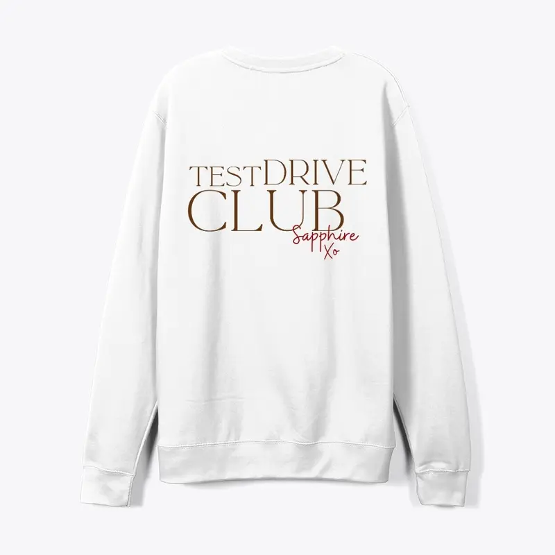 Test Drive Club sweatshirt