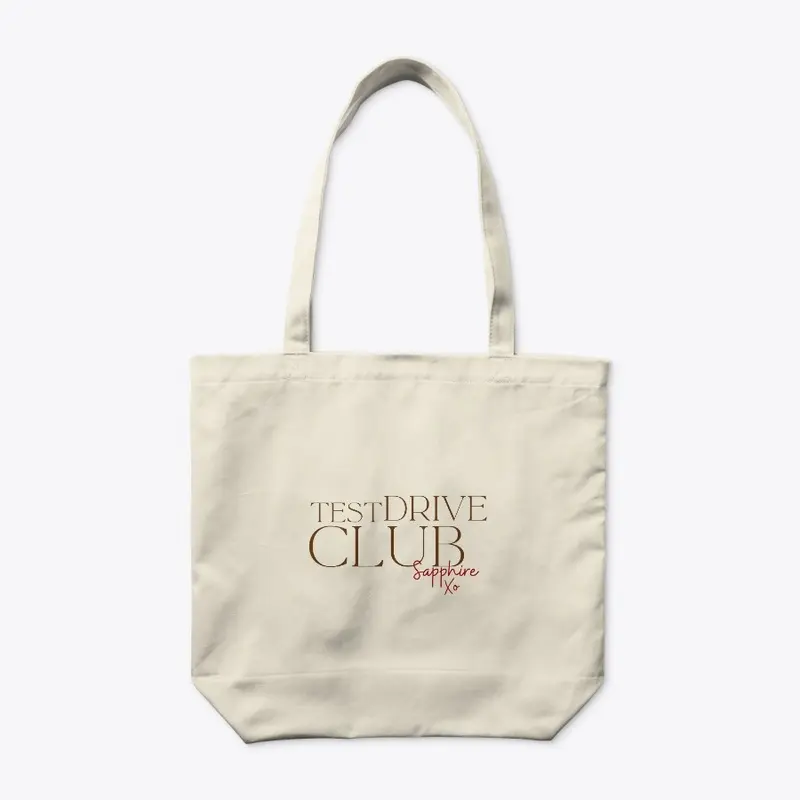 Test Drive Club tote bag