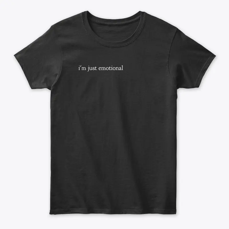 call u mine "i'm just emotional" merch